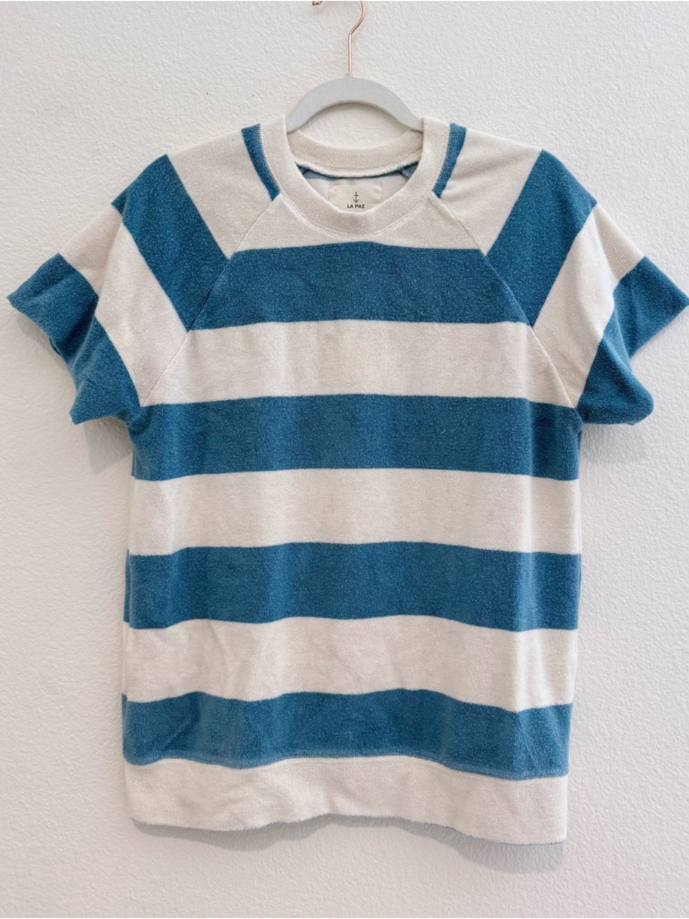 La Paz Cunha Organic Cotton Terry Summer short sleeve beach Men's Small